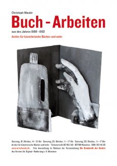 Plakat Buch-Arbeiten Christoph Mauler 2010