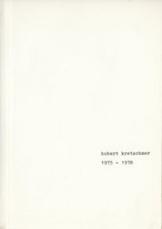 Kretschmer Hubert 1975 - 1978 cover