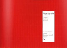 Werkbericht Verlag Hermann Schmidt 2009 - Cover