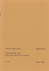 experimentelle-texte-13--hapkemeyer-andreas--1987